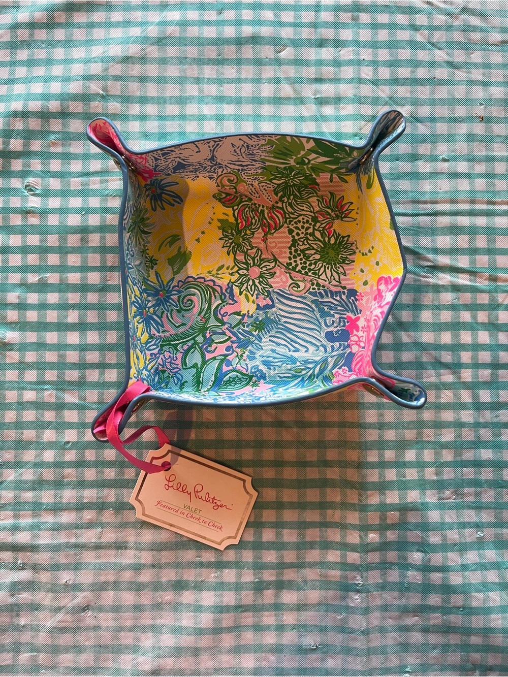 Lilly Pulitzer snap valet tray